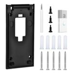 Lytari No-Drill Doorbell Mount for Ring Video Doorbell 2020 Release Wall Mount Bracket Back Plate Strong Adhesive Doorbell Holder Mounting Kit Accessories for Door Wall Apartment Home Office