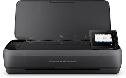 HP Officejet 250 Mobile Multifunction Printer (Printer Scanner, Copier, WLAN, HP ePrint, WiFi Direct, USB, 4800 x 1200 dpi) Black