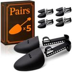 5 Pairs Shoe Trees for Sneakers - Shoe Trees for Men Shoe Stretcher for Sneakers Shoe Tree Boot Shaper Shoe Trees for Women - Shoe Shape Holder Boot Tree Shoe Shaper Shoe form Holder Shoe & Boot Trees