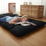 GarveeHome Japanese Futon Mattress for Adults Kids, Japanese Futon Floor Mattress, Roll Up Sleeping Mattress for Floor, Futon Floor Bed for Camping Trips Guest Room