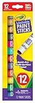 CRAYOLA 12ct Washable Paint Sticks,