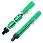 Torch Lighters Butane,Refillable Butane Fuel Lighters Long for Grill BBQ Camping Darling999 Culinary Torch lighters Single Flame Adjustable Pen Style Cool Mens Gifts Green(Gas Not Included)