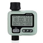 Water Timer Garden Lawn Tap Sprinkler Timer Irrigation System Controller/Child Lock Mode/Auto&Manual Mode/Rain Delay/IPX5 Waterproof