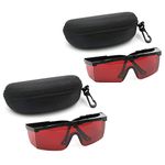 GOSONO Red Goggles Laser Safety Glasses 190nm to 540nm Laser protective eyewear With Velvet Box