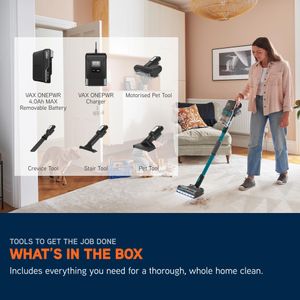 Vax HomePro Pet Cordless Stick Vacuum Cleaner – Lightweight, Bagless