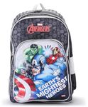 STRIDERS 18 Inches Avengers School Bag A Playful Companion For School Days Age 8 Yr And 8 Yr Plus (Multicolor)