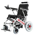 EVOX Electric WheelChair WC 107 | WC 107 | Very Light weight | Easy Foldable | Removable Battery | Easy Recharging