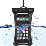 TARKAN Floating Air Bag Waterproof Mobile Protection Pouch for iPhone X/Xs Max/Xr/8 Plus/8 Galaxy s10/s9/s8 Note 9 OnePlus 3T/5/6T/7/7 Pro Upto 6.5 Inch (Black)