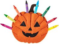 Mud Pie Kids Halloween Crayon Holder, Pumpkin