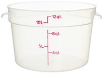 Cambro 12 Qt Clear Round Storage Container