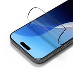 RHINOSHIELD Transparent Impact Screen Protector Pro Compatible with iPhone 16 Pro Max | Superior Impact Protection, Scratch Resistance, Static-free, Blue Light Resistant, Installation Tool Included