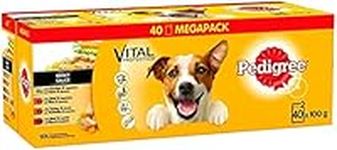 Pedigree Variety Pouch in Gravy 40 X 100g, transparent(Packaging may vary)