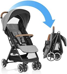 Evenflo Gold Otto Self-Folding Lightweight Travel Stroller (Moonstone Gray)