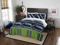 Northwest NFL Seattle Seahawks Unisex-Adult Bed in a Bag Set, Full, Rotary Legacy