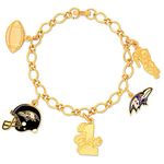 Wincraft NFL Baltimore Ravens 55089071 Bracelet with Charms Clamshell