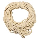 100 Feet (30 Meters) 1/4" Round 100% Natural Cotton Wicks Burner Replacement Kerosene for Oil Lamp Lampberger Lamp Dietz Oil Lantern