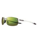 Revo Unisex's Descend N Polarized Sunglasses Lens with Rimless Rectangular Frame, Crystal Green Water, 64 mm