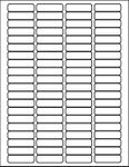 White Address Labels for Laser and Inkjet Printers 80UP, 1/2” Sheets x 1-3/4” inch, Permanent Adhesive, 80 Labels Per Sheet (250 Sheets)