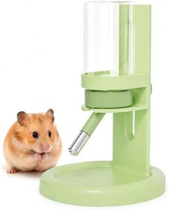 Hamster Water Bottle No Drip, 4oz Glass Small Animal Water Dispenser,Green