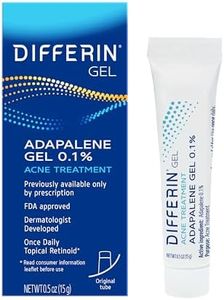 Differin Acne Treatment Gel, 30 Day Supply, Retinoid Treatment for Face with 0.1% Adapalene, Gentle Skin Care for Acne Prone Sensitive Skin, 15g Tube (Packaging May Vary)