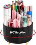 Desk Pencil Pen Holder, 5 Slots 360