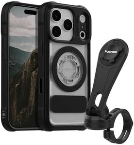 Rokform iPhone 17 Pro Crystal Case + Motorcycle Handlebar Phone Mount