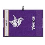 Team Effort Minnesota Vikings Face/Club Jacquard Golf Towel