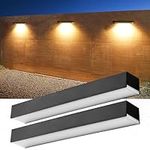 LUHLEE Solar Wall Lights Outdoor, 2