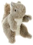 Gor Pets Soft Dog Toy Plush Wild Squirrel, Grey