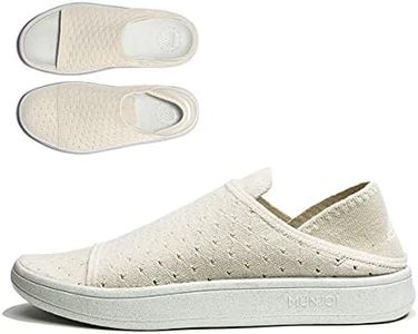 Munjoi Men's and Women's Convertible All-Dai Shoe. Sneaker, Sandal and Mule All-in-1. Natural