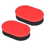 PATIKIL Table Tennis Rubber Cleaner, 2 Pack Ping Pong Cleaning Sponge Paddle Cleaner Racket Care Soft, Red Black