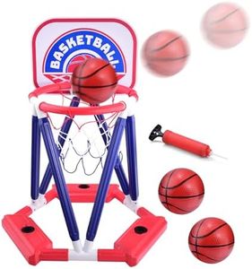 CASRRA Pool Basketball Hoop Pool Toys for Kids Basketball Goal for Pools Ages 8-12 Water Basketball Hoop for Pool Games