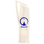 NETTIE Yoga mat Bag Cotton Carry Bag with Zip Pocket, Strap & Drawstring for Yoga Mat - Jumbo Size - Pack of 1