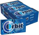 ORBIT Peppermint Sugar Free Chewing Gum, 12 Packs of 14-Pieces (168 Total Pieces)