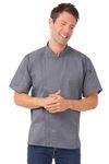 Chef Works Men's Springfield Chef Coat, Ink Blue, X-Large