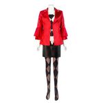 Harley Cosplay Joker 2024 Costume Gaga Style Red Coat Suit Halloween Premium Outfit Full Set for Women