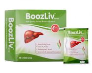 Boozliv Liver Detox Syrup Supplement For Men And Women Natural And Healthy Fatty Liver Ayurvedic Medicine Herbs Extract Alcohol Deaddiction Tonic Packet Support Digestion-600 Ml(60 X 10Ml Syrup )