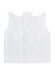 Fruit of the Loom Men's Eversoft Cotton T-Shirts & Tank Tops (S-4xl), Tank - 2 Pack - White, Large