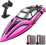 DEERC Fast RC Boat with LED Light,