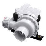 Vancasuk 137221600 Washer Drain Pump (365-DAYS Warranty) - Compatible with Ken-More Frigidaire Washing Machine - Replacement Part 134051200, 134740500, 137108100, 137151800, PS7783938