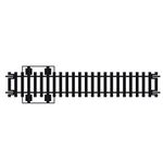 Hornby R618 OO Gauge Double Isolating Track - Extra Track Pieces for Model Railway Sets, Model Train Track Pieces - Scale 1:76