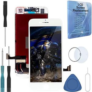 White for iPhone 7 4.7 inch LCD Screen Full digitizer Assembly Frame Set Front Glass 3D Touch Display Required Tool kit