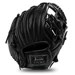 Franklin Sports Baseball Fielding Glove - Men's Adult and Youth Baseball Glove - CTZ5000 Black Cowhide Infield Glove - 11.5" I-Web for Infielders