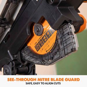 Evolution Mitre Table Saw – R210MTS-G2, Multi-Material Cutting