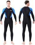 REALON Diving Skin Suit for Women Men, Full Body Rash Guard Swimsuit Thin Wetsuit, One Piece Swimwear UV Protection Quick Dry for Scuba Surfing Snorkeling Swimming Kayak Water Sport