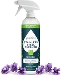 Stainless Steel Cleaner, 96.8% Natural Stainless Steel Sink Cleaner, Stainless Steel Cleaner for Appliances, Sink Cleaner and Polish Kitchen Cleaner, Stainless Steel Refrigerator Spray (Lavender)