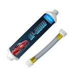 WaterSentinel DI SF-20W Car wash Spot-Free Inline Spotless Rinse Deionized Water Filter WITH Garden Hose Extension Adapter - Simple & Easy to Use, Great for Vehicles RV Boat Marine Motorcycle Home Kit