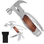 T4U888 Gifts for Dad Hammer Multitool 14 in 1 from Daughter Son Fathers Day, Unique Birthday Ideas Gift for Husbands Him Men, Cool Gadget Christmas Stocking Stuffer for Men