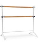 Ballet Barre Portable for Home I Adults & Children, Lightweight, Adjustable, White Double Ballet Bar, Freestanding Barre Equipment for Home - Perfect for Exercise, Balance, Building Core & Flexibility