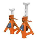 Sealey VS2002OR Ratchet Type Axle Stands (Pair) 2tonne Capacity per Stand - Orange